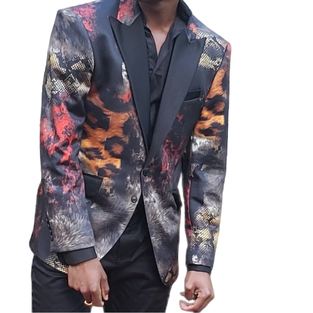 "Prom Season Is Upon Us"

Men's Multi PrintSuit Jacket